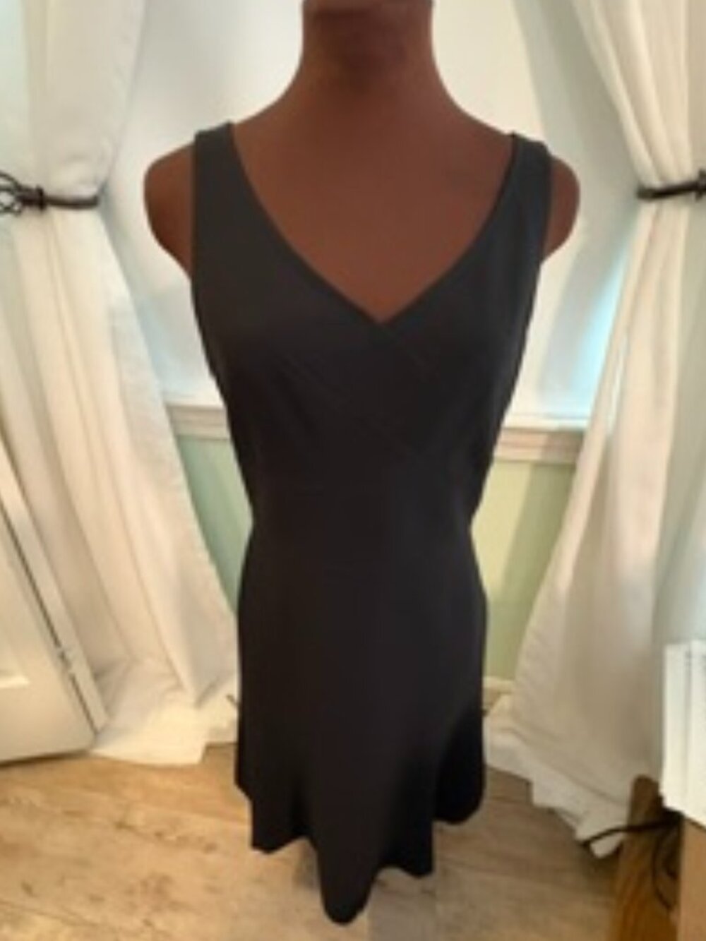 Ann Taylor size 2 black flare dress